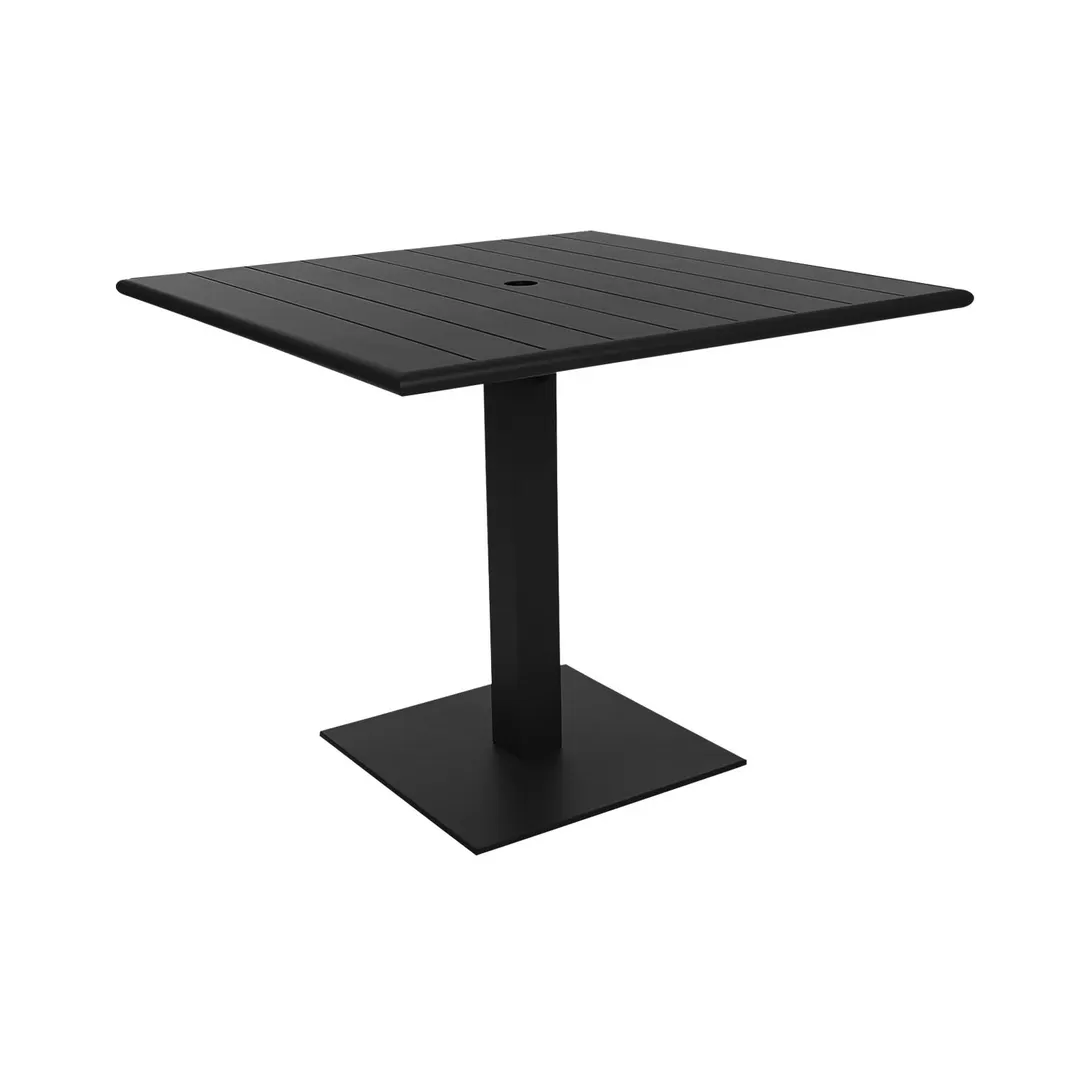 BFM Seating PHB3636BLU-20SQBLU 36" X 36" Dining Height Outdoor Table