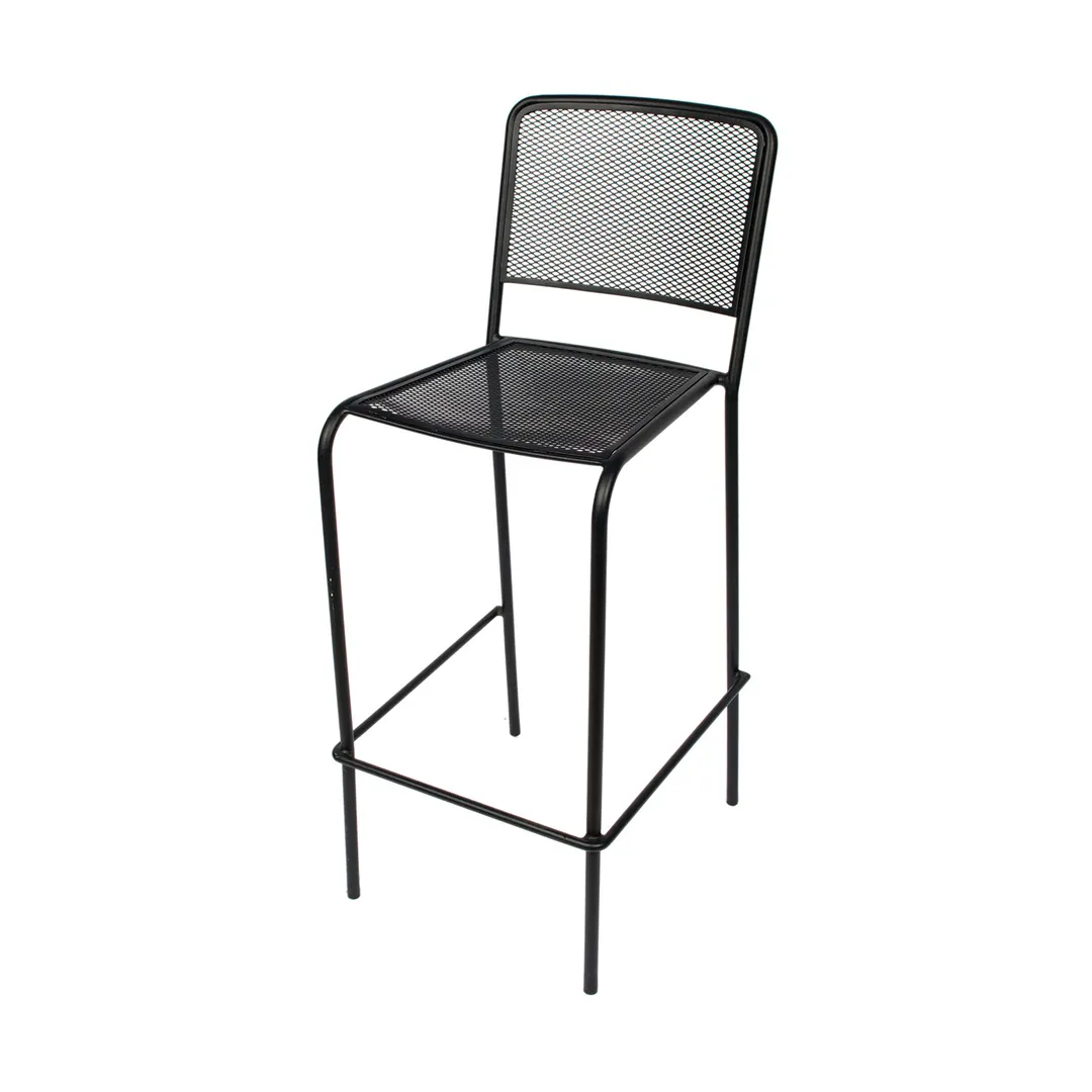 BFM Seating SU1300BBL Chesapeake Stacking Barstool, Micro Mesh Back & Seat