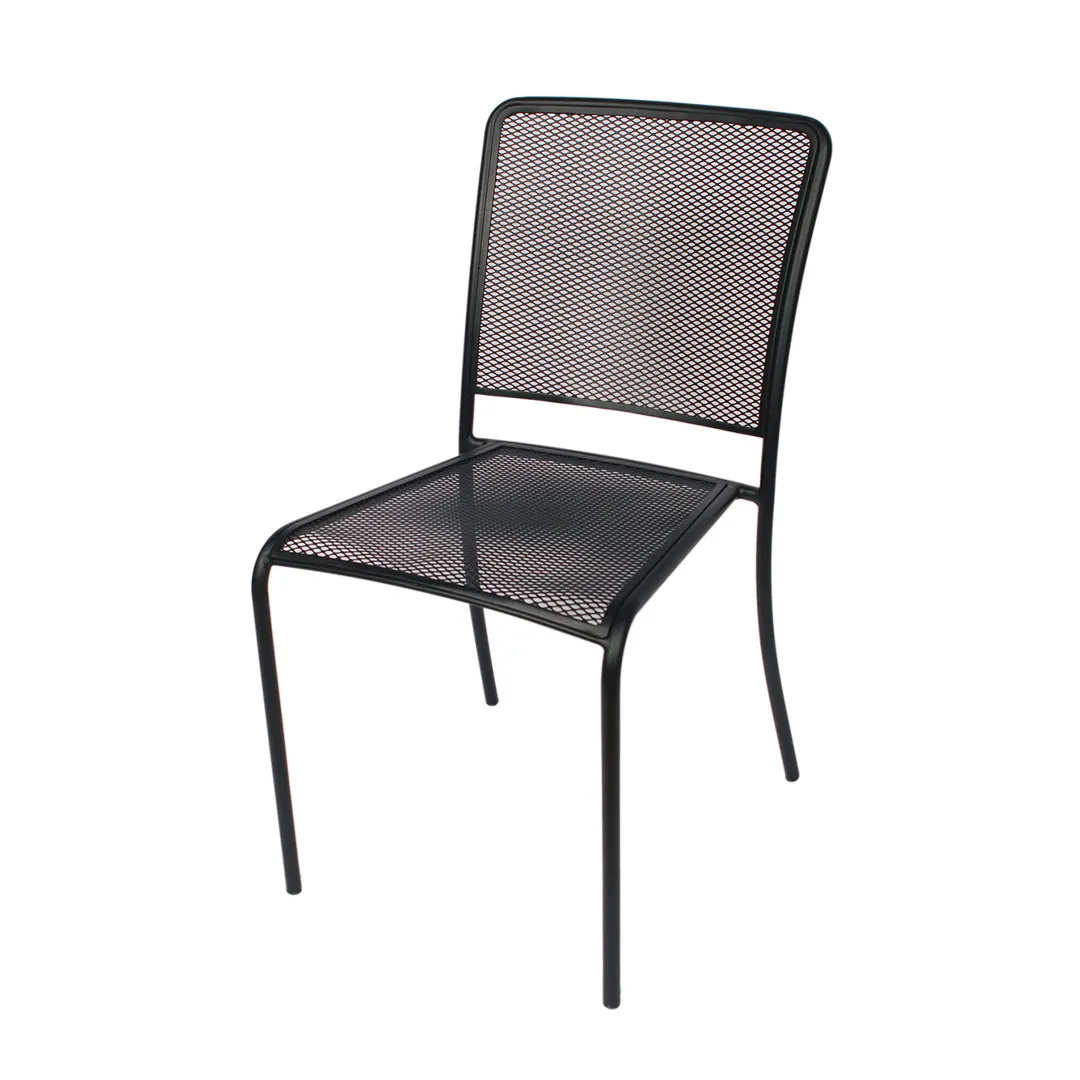 BFM Seating SU1300CBL Chesapeake Stacking Side Chair, Micro Mesh Back & Seat