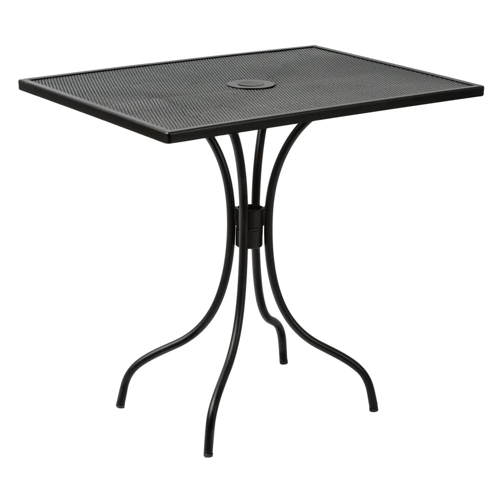 BFM Seating SU2432BL-D 24" X 32" Dining Height Outdoor Table