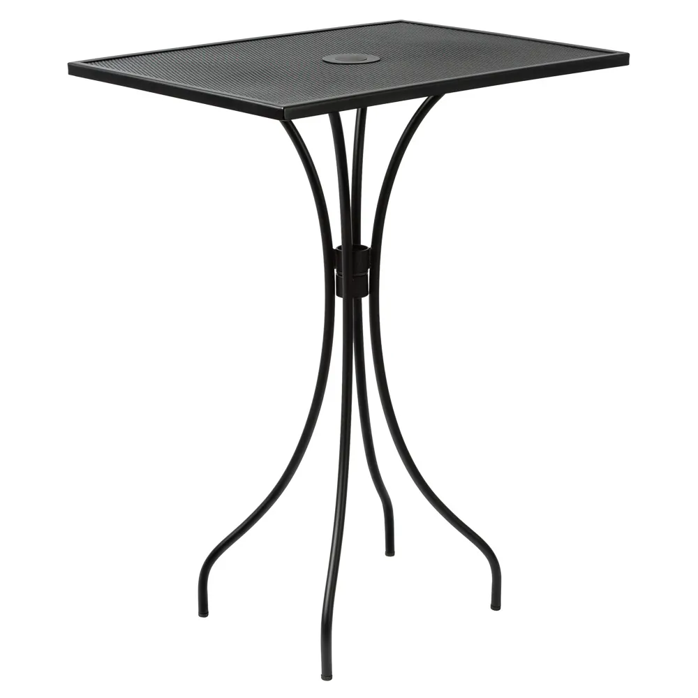 BFM Seating SU2432BL-T 24" X 32" Bar Height Outdoor Table
