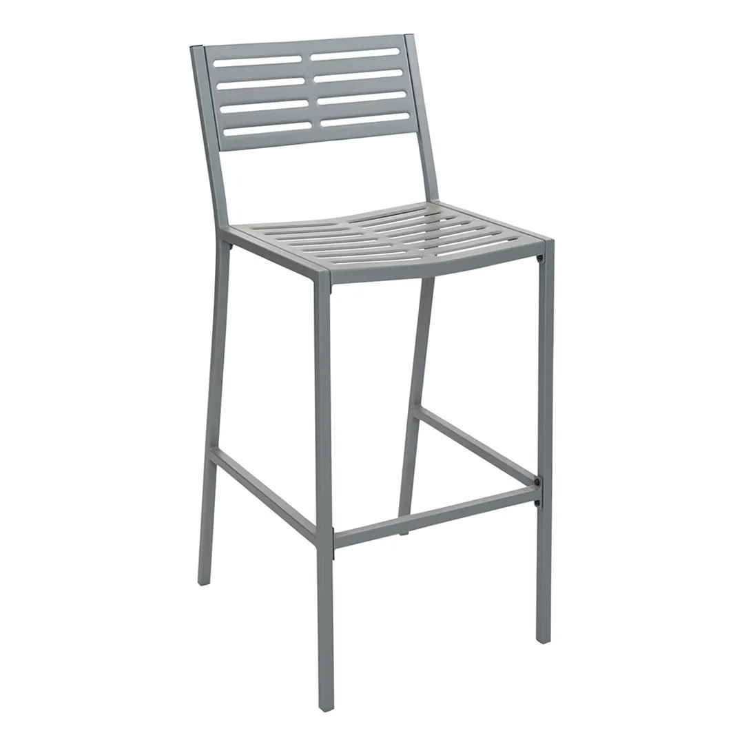 BFM Seating SU2810BSG Daytona Stacking Barstool, Armless