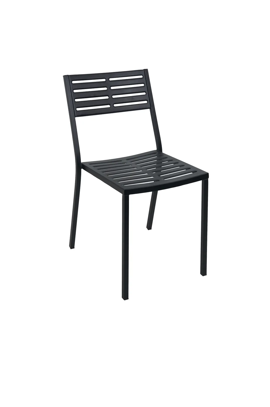 BFM Seating SU2810CBL Daytona Stacking Side Chair