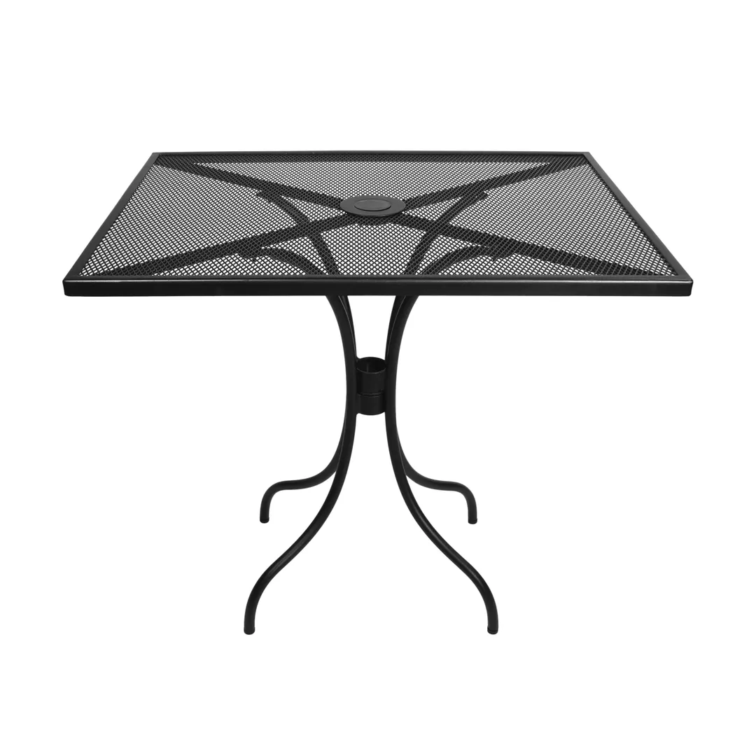 BFM Seating SU3636BL-D 36" X 36" Dining Height Outdoor Table