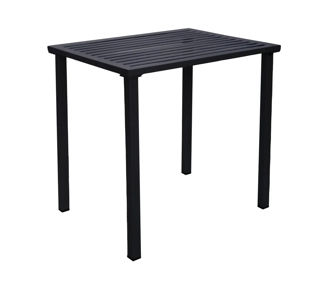 BFM Seating SUD2432BL 24" X 32" Dining Height Outdoor Table
