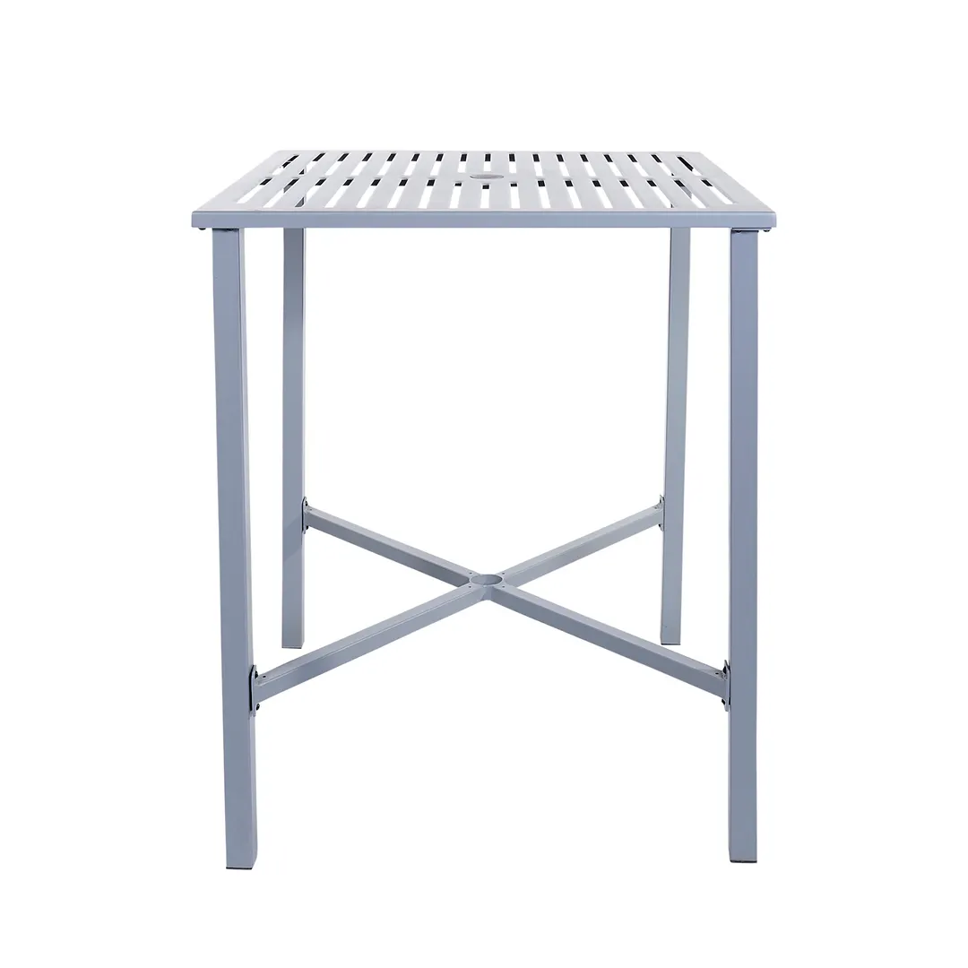 BFM Seating SUD3232SGUT 32" X 32" Bar Height Outdoor Table