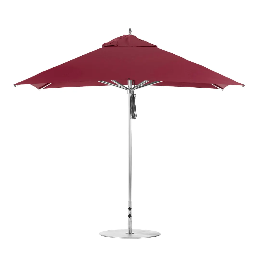 BFM Seating U10ASV G-Series Umbrella, 10 Ft., Square, Aluminum Ribs & Struts