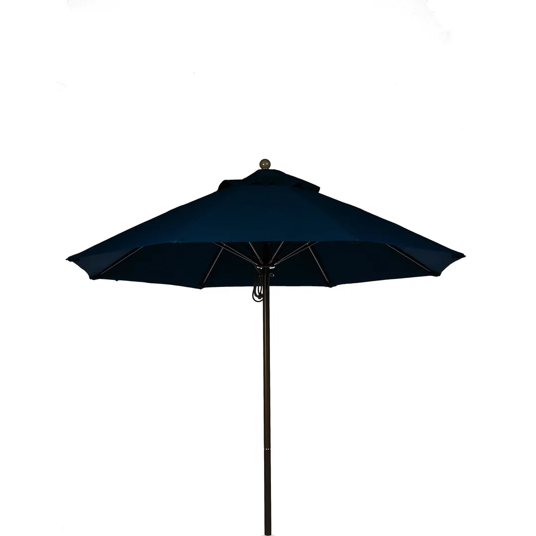 BFM Seating U11F Market Umbrella, 11 Ft., Round Top, 8 Panels