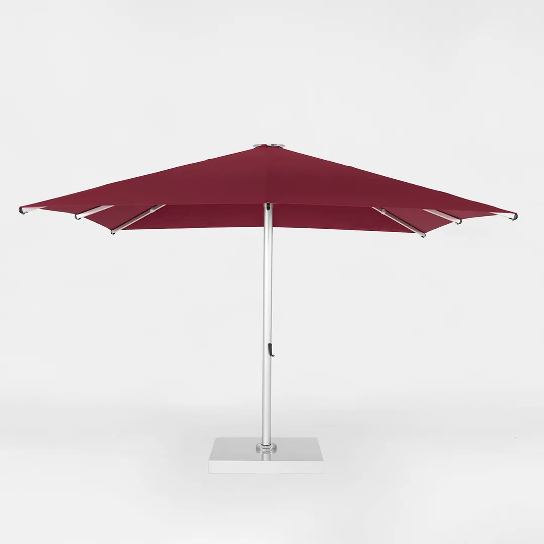 BFM Seating UBD13SQ Market Umbrella, 13 Ft, Square Top, 4 Panels, Bolt-Down