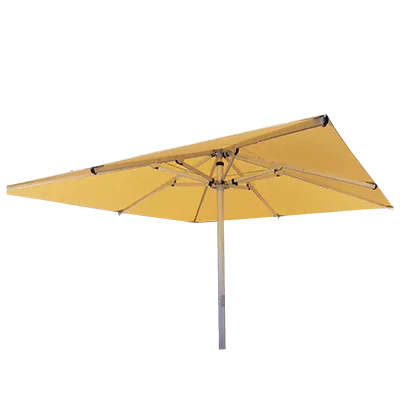 BFM Seating UBD13SQ Market Umbrella, 13 Ft, Square Top, 4 Panels, Bolt-Down