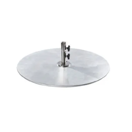 BFM Seating UBG30RSM Umbrella Base, 30" Dia. Base Plate, Round, 100 Lbs.