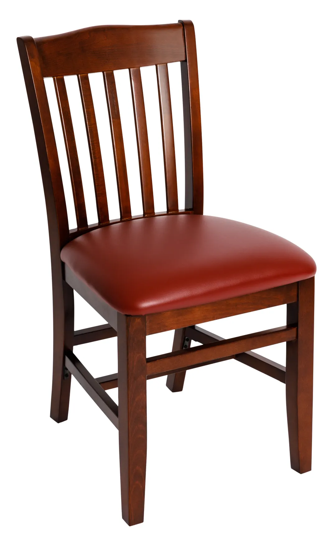 BFM Seating ZWC303DW GR2 Indoor Columbia Side Chair with Upholstered Seat