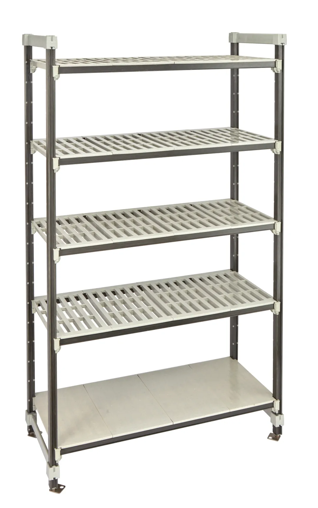 Cambro EST243681VS5480 Camshelving Elements XTRA 24"D x 81"H 2400 lbs 4-Tier Track Shelving System