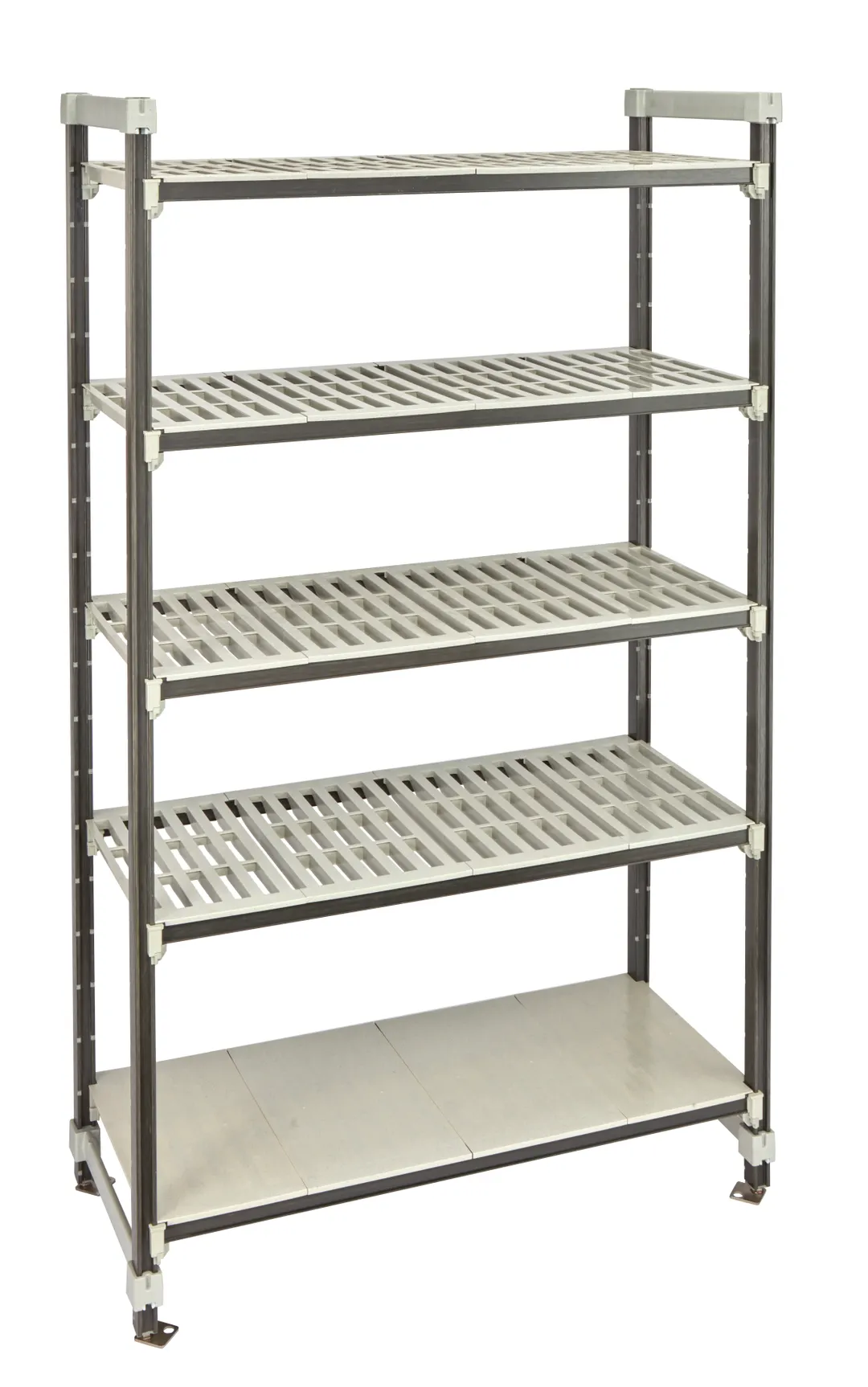Cambro EST246081VS5480 Camshelving Elements XTRA 24"D x 60"L x 81"H 2400 lbs 4-Tier Track Shelving System