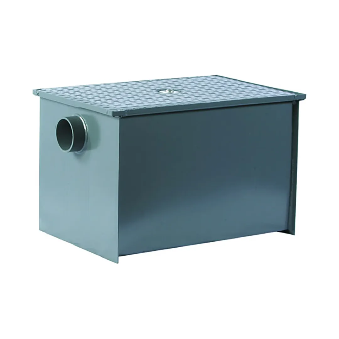 Dormont WD-15 Watts Grease Interceptor, 2" Inlet/Outlet - 30 lbs Grease Capacity - 15 GPM