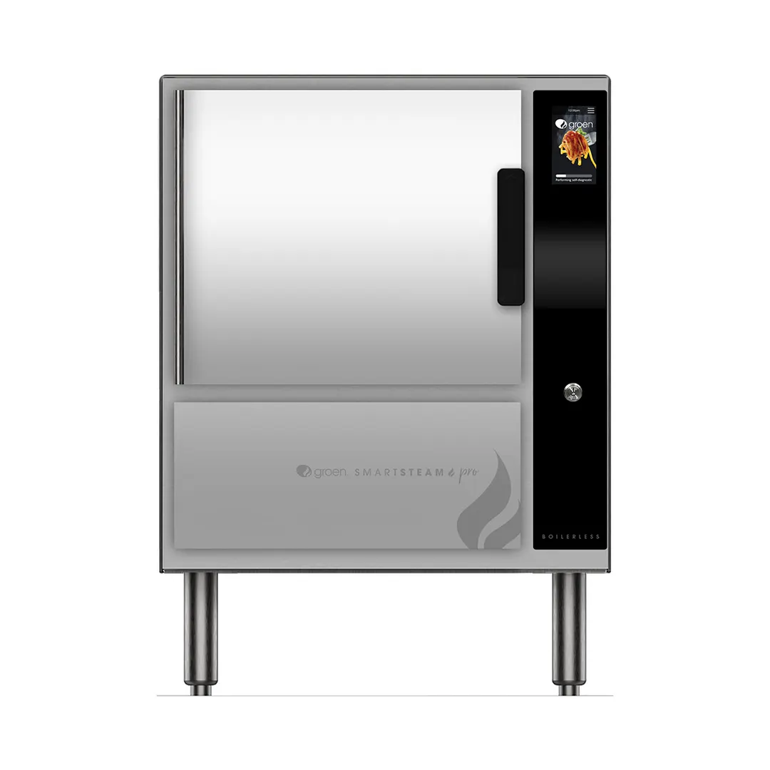 Groen GSSP-BLE-3E 3 Pan Countertop Electric Boilerless Convection Steamer, Plumbed, 9kW