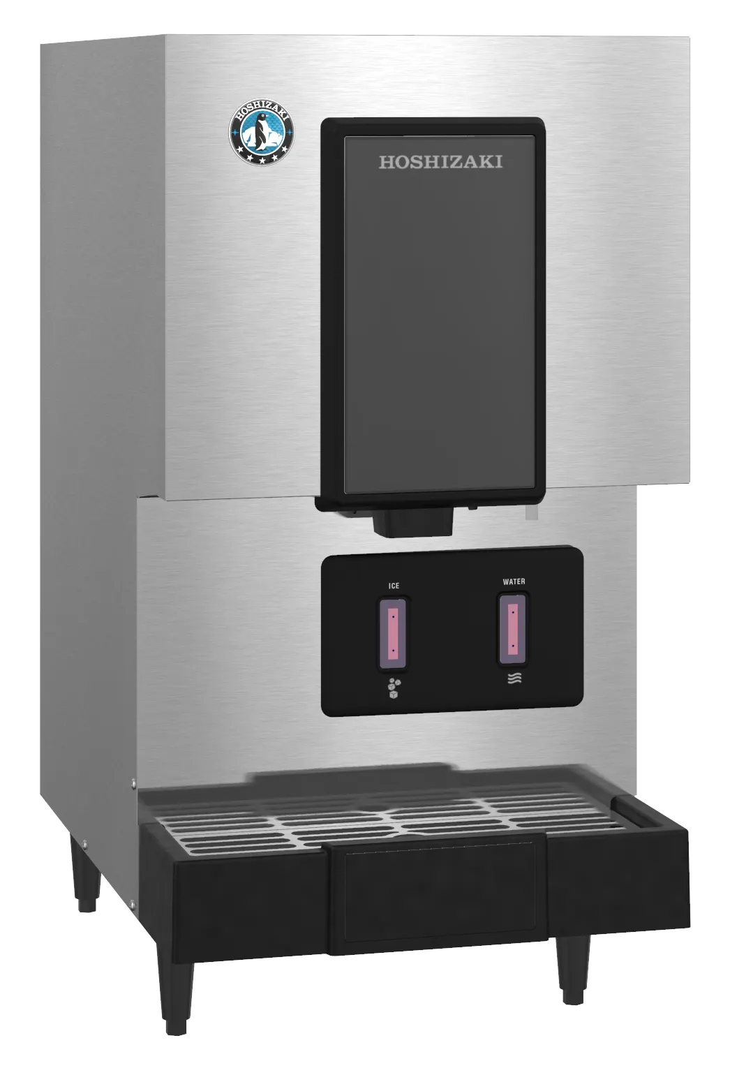 Hoshizaki DCM-271BAK-OS Nugget Ice/Water Dispenser, 286 lb/24 hr, 12 lb Bin, 10" Cup, R290, 115V,NSF