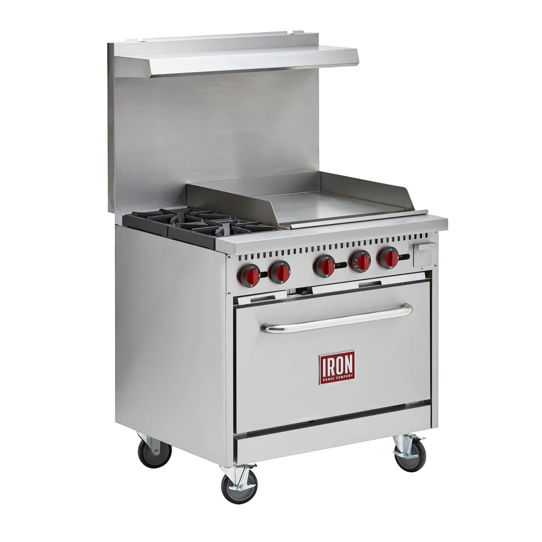 Iron Range IR-2B24G Gas 36" Restaurant Range