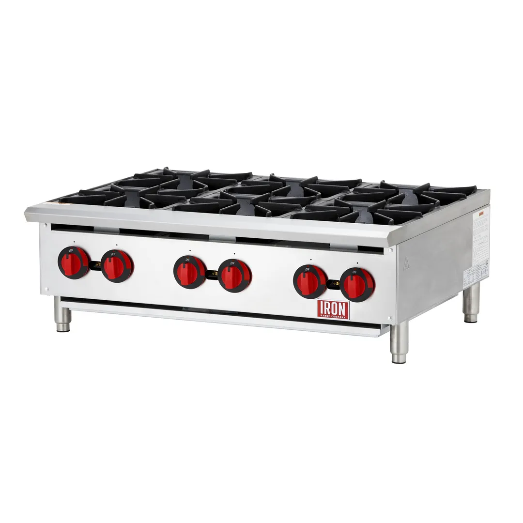 Iron Range IRHP-36-6B Gas Countertop Hotplate