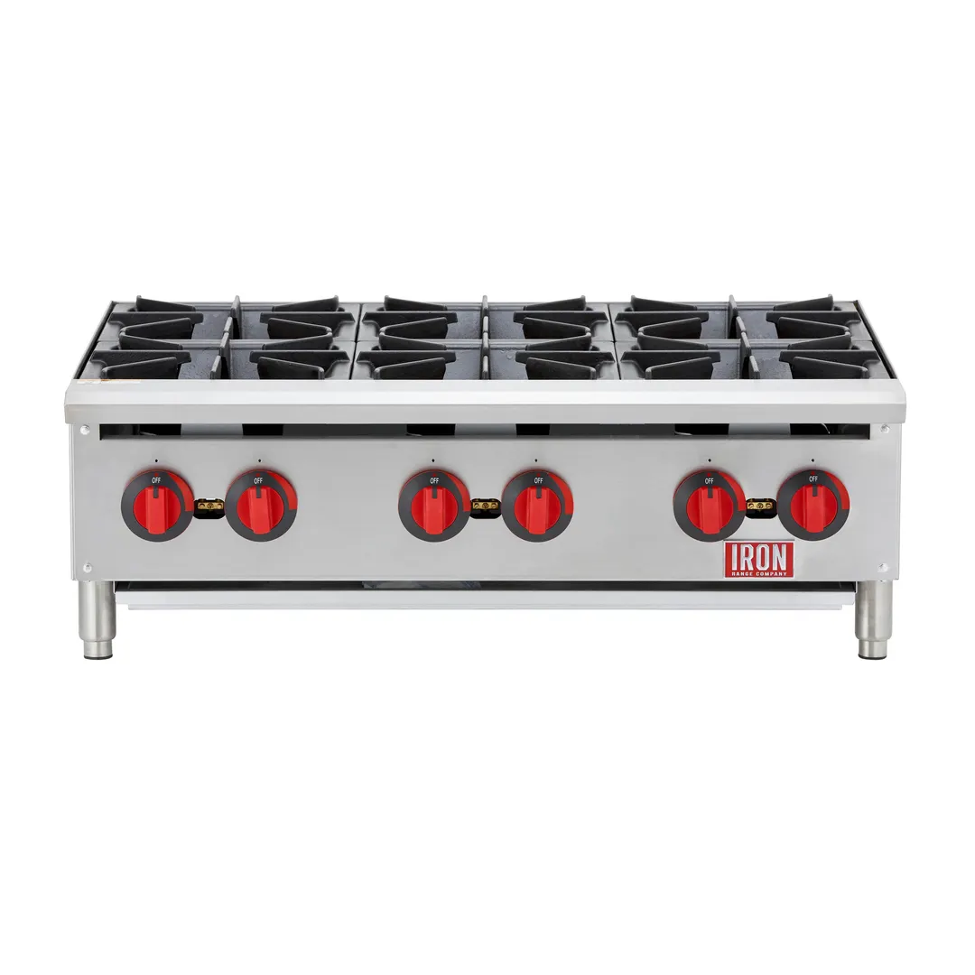 Iron Range IRHP-36-6B Gas Countertop Hotplate