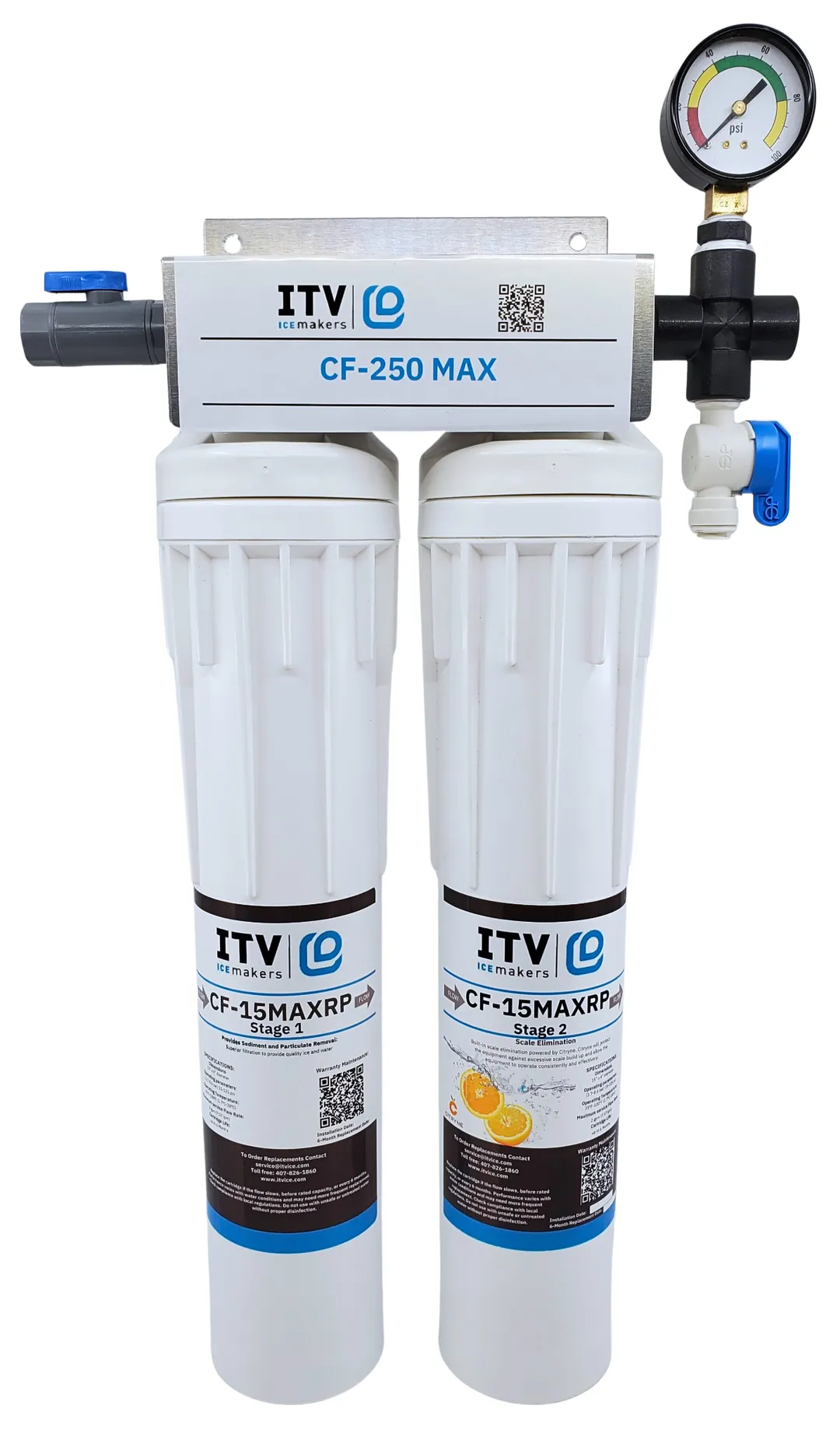 ITV Ice Makers CF-210 MAX RP CARTRIDGE Cartridge Water Filtration System