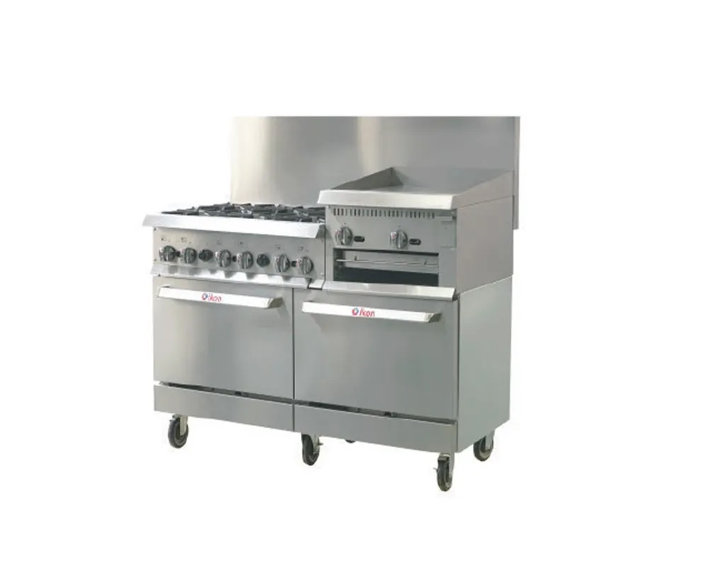 IKON IR-6B-24RG-60 LP 60" Gas Restaurant Range