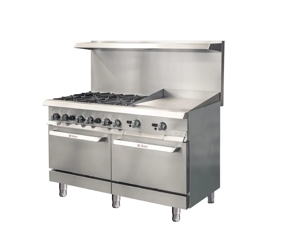 IKON IR-6B-24TG-60 LP 60" Gas Restaurant Range