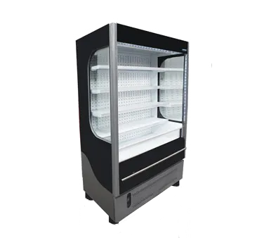 Ojeda USA ALPA-180H Open Air Merchandiser, 50.2 cu ft, 7‑Tier LED Shelves, Pane Glass, Defrost