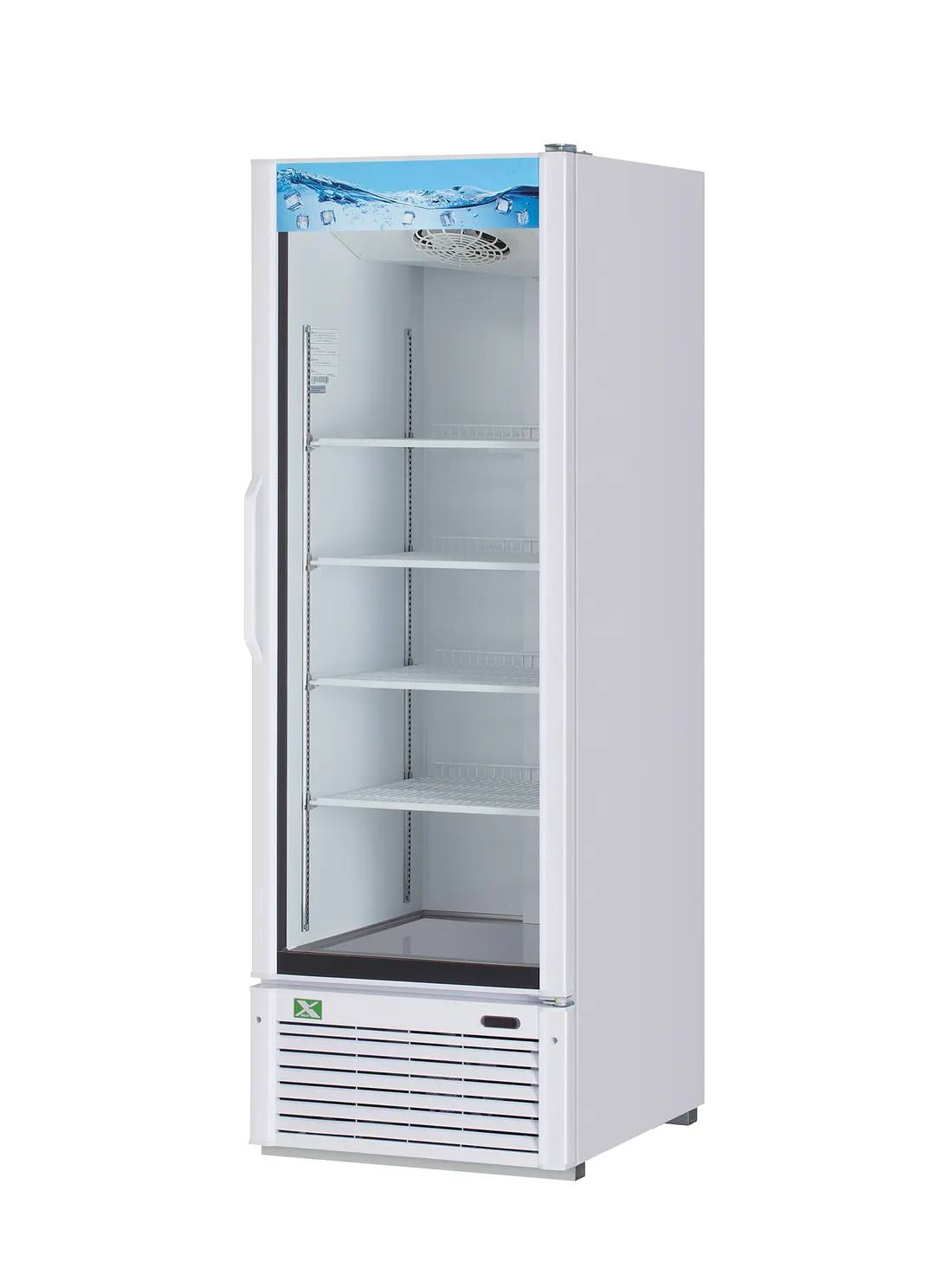 RefrigerationX XGM-23W(B)-N6 Merchandiser Refrigerator, 26-3/8"W x 32"D x 78-1/8"H, 18.9 cu ft, 1/4 HP