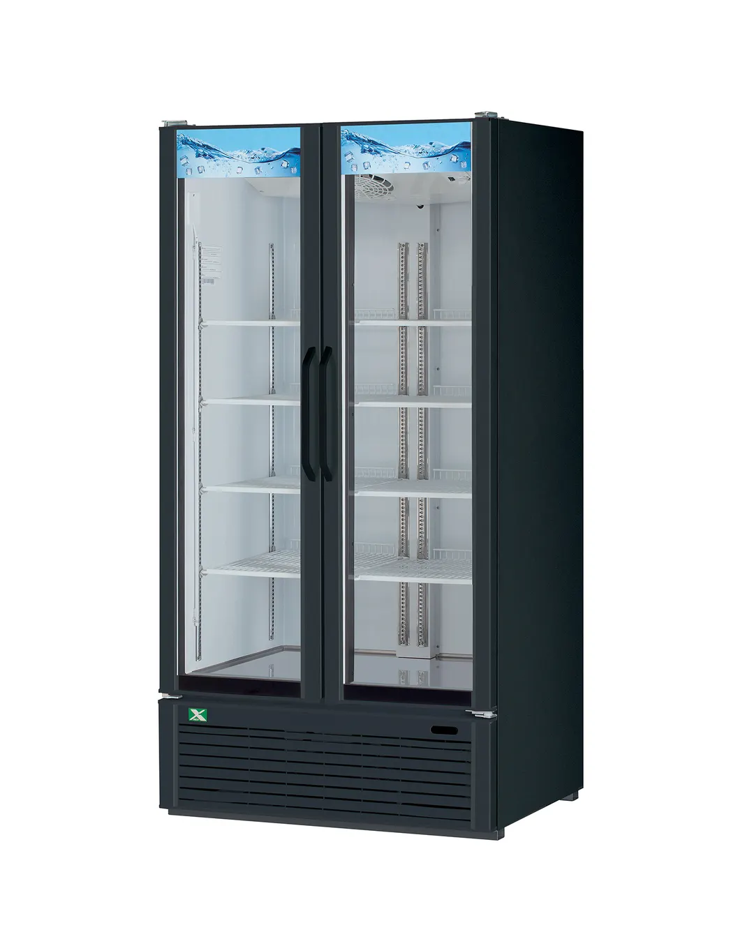 RefrigerationX XGM-35W(B)-N Glass Door Merchandiser Refrigerator, 39"W, 30.2 cu ft, R‑290