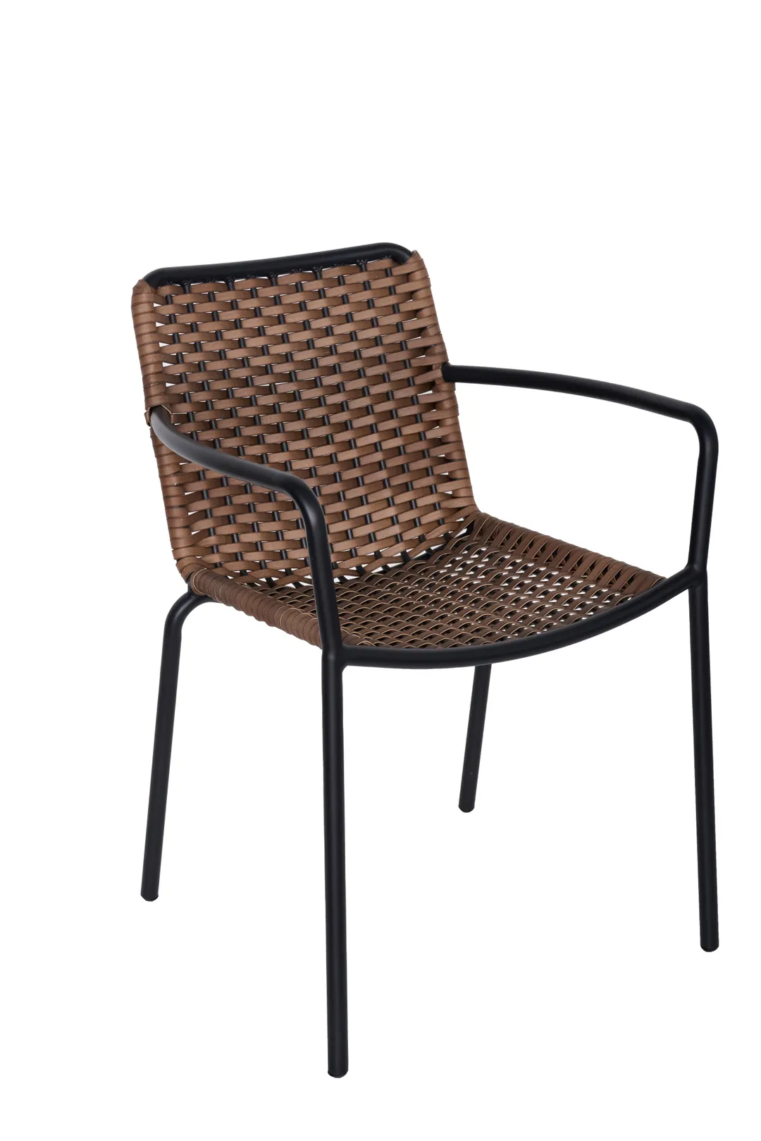 BFM Seating PH401CBR-BL Captiva Stacking Arm Chair