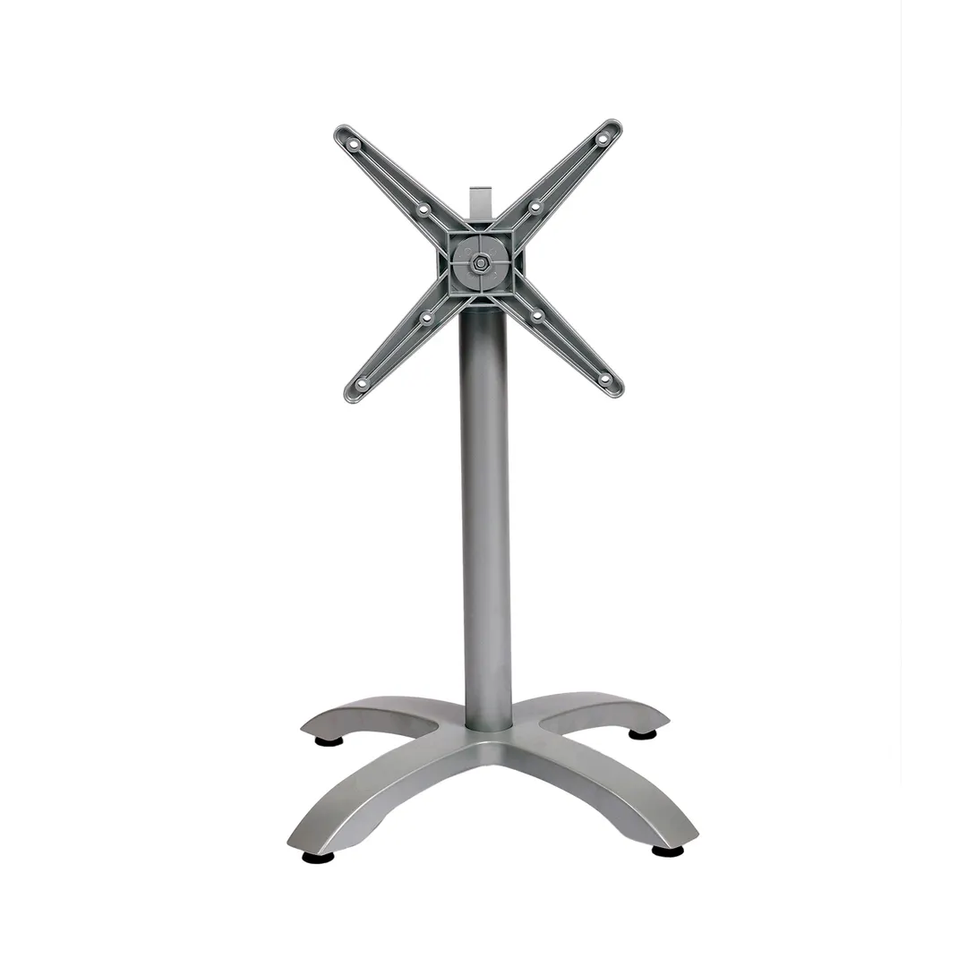 BFM Seating PHTB2626SVF Metal Bali Folding Table Base