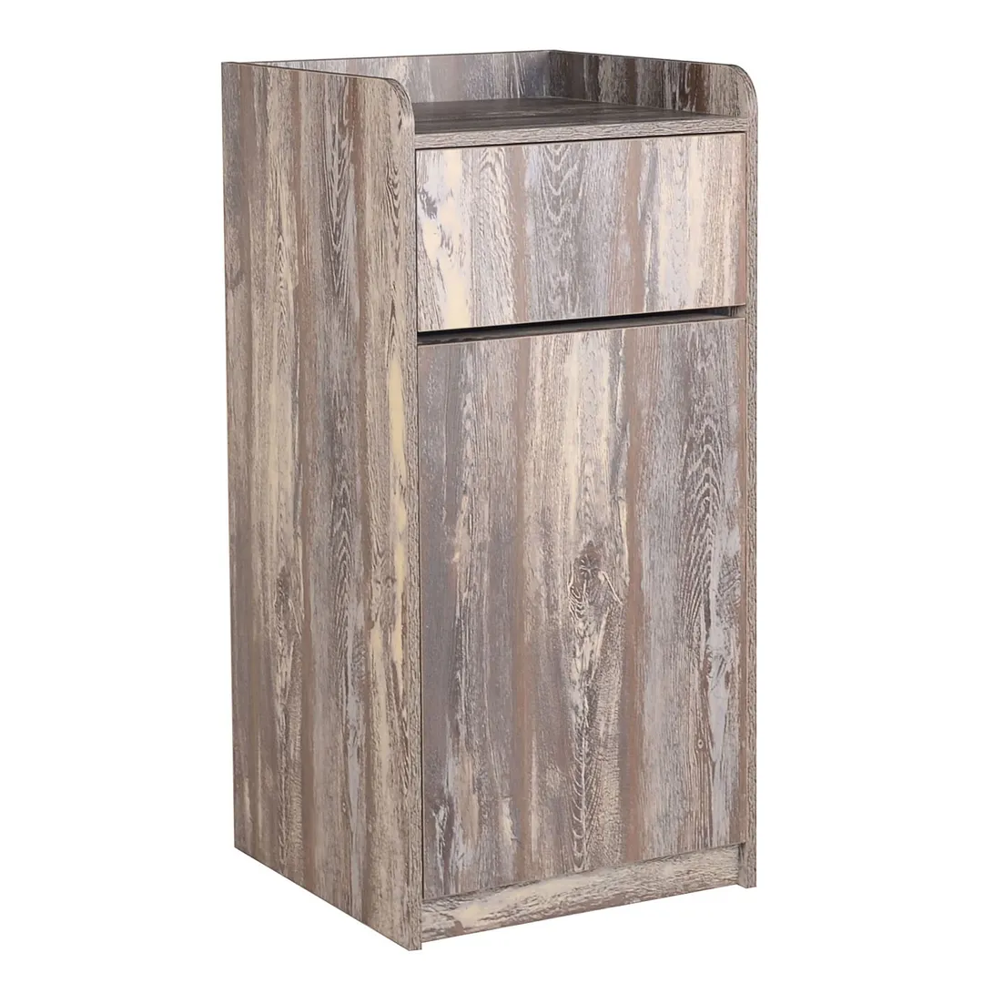 BFM Seating TE4622FH Trash Enclosure, 20-1/2" W X 22" D X 46" H Overall