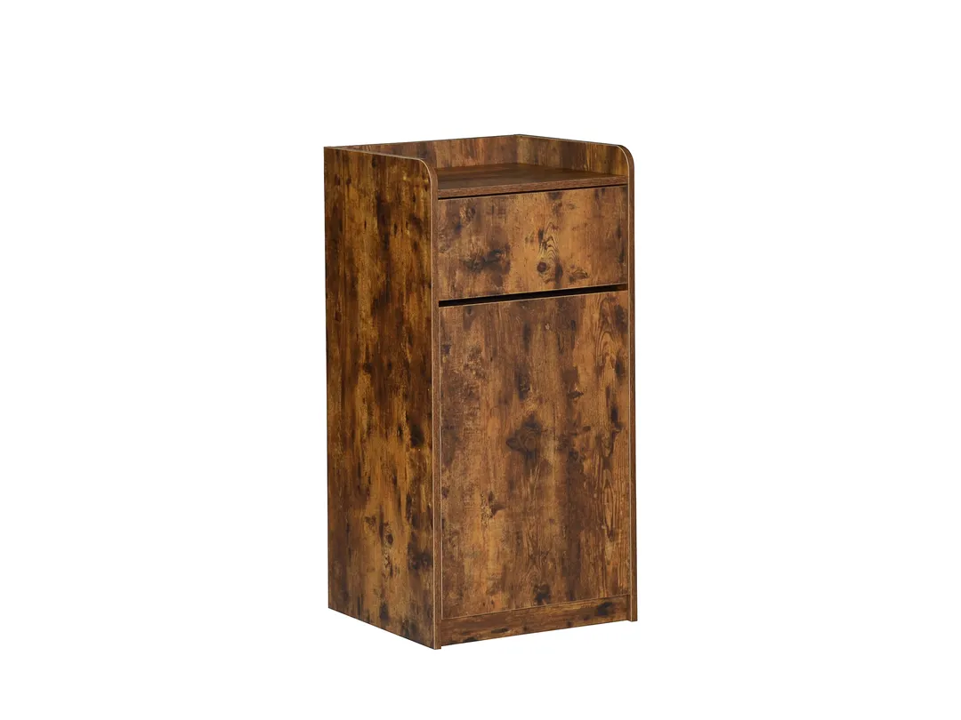 BFM Seating TE4622VW Relic Trash Enclosure, 20 1/2" W X 22" D X 46" H Overall