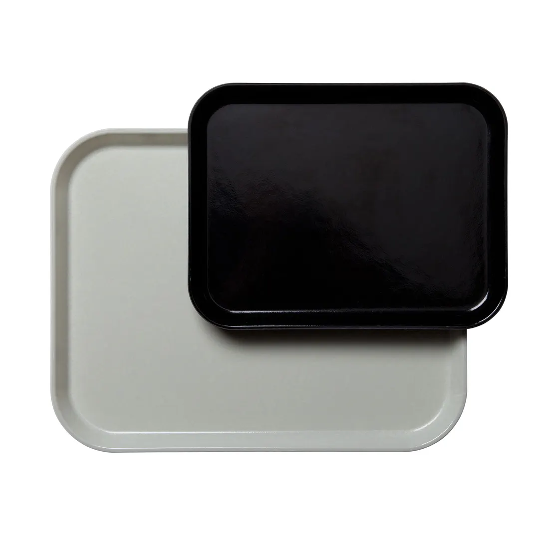 Cambro 1520CL110 Tray – 15" x 20-1/4" Black Rectangular Fiberglass, Dishwasher Safe, Made in USA