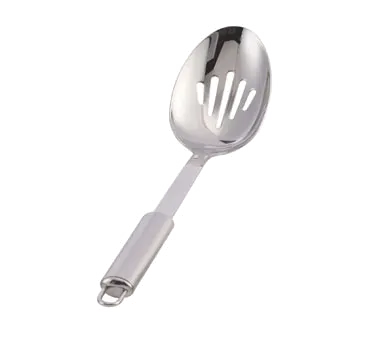 Spring USA M3505-35 Slotted Serving Spoon - 13-1/2" Length, Stainless Steel, Precision Drain Holes