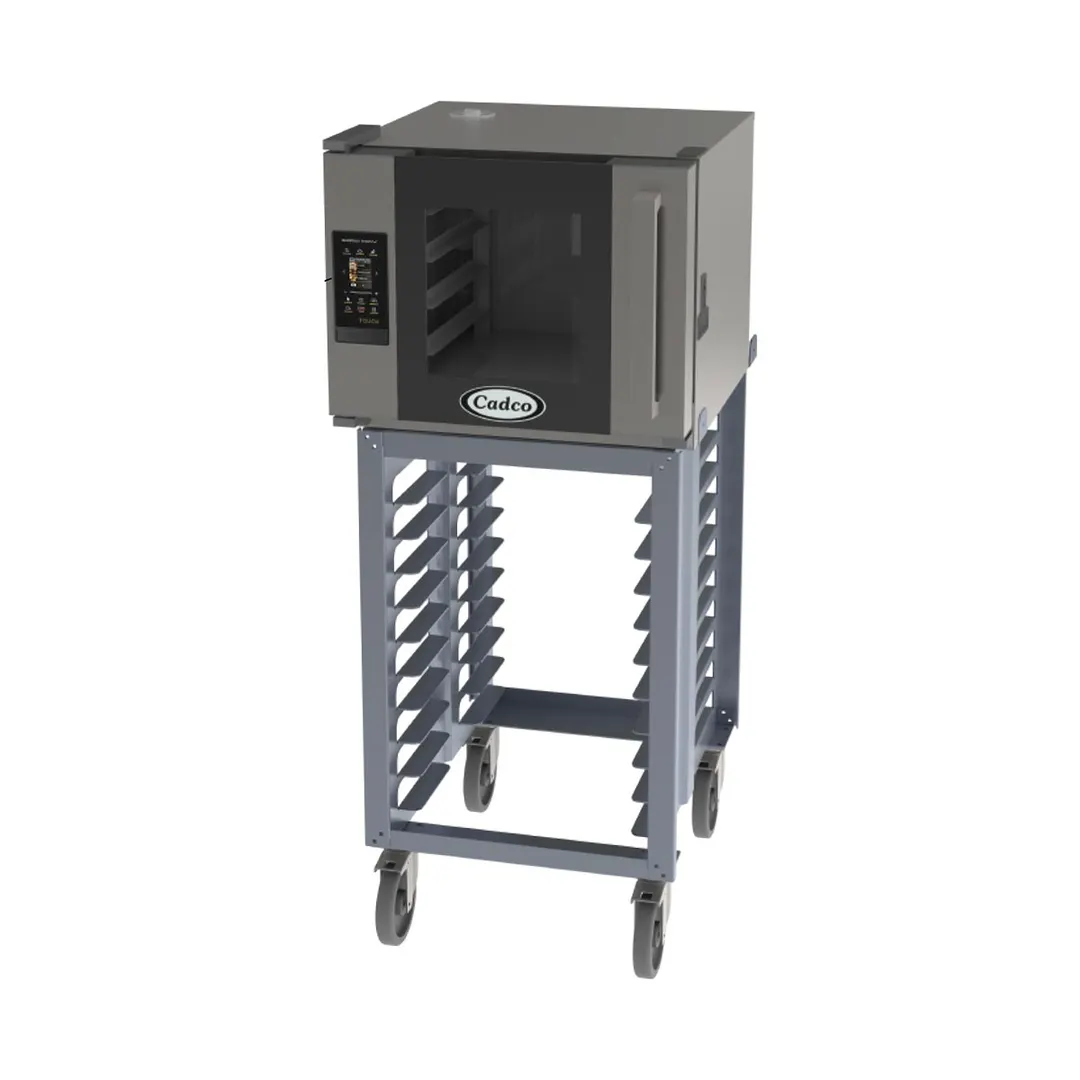 Cadco Bakerlux BLS-4HTR-1 Single-Deck Electric Convection Oven w/ Digital Touch Controls, Half-Size