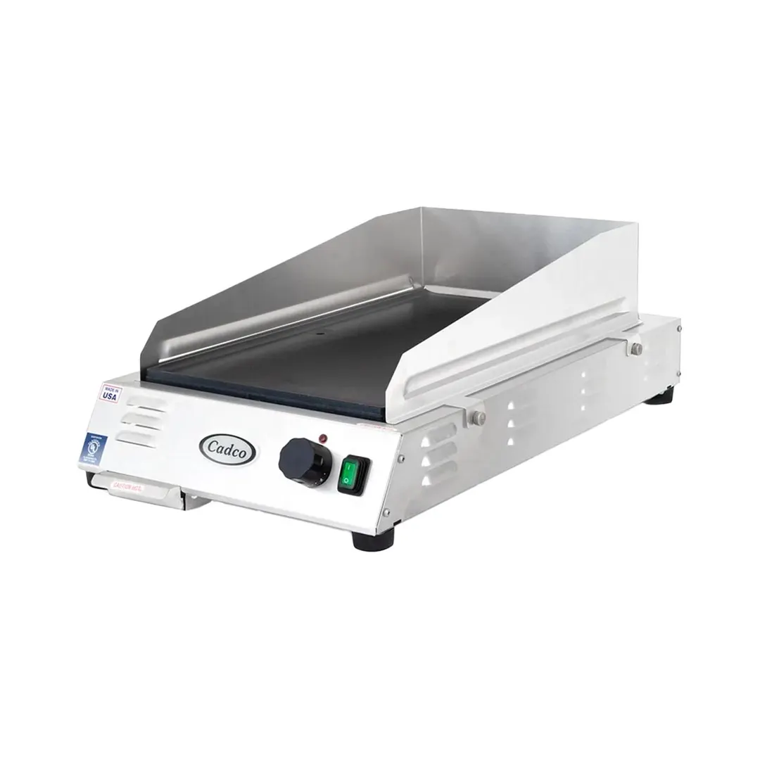 Cadco CG-5FB 16" Countertop Electric Griddle, 14" x 24" Non-Stick Surface, Thermostatic, 120V