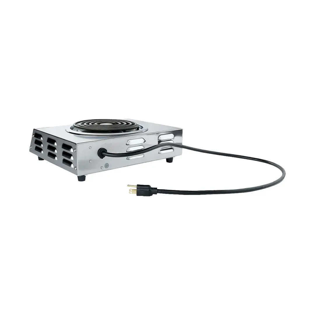 Cadco CSR-3T 14" Electric Countertop Hotplate w/ 8" Burner, Infinite Controls, 1.5 kW, 120V
