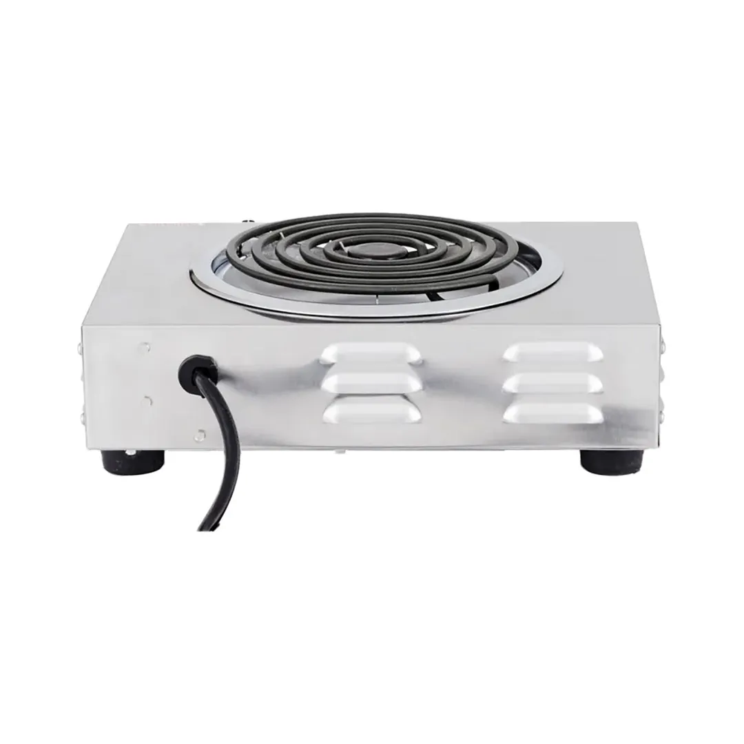 Cadco CSR-3T 14" Electric Countertop Hotplate w/ 8" Burner, Infinite Controls, 1.5 kW, 120V