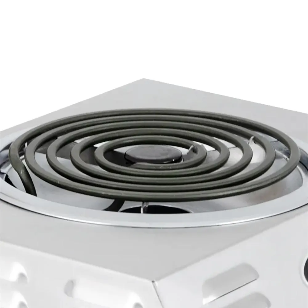 Cadco CSR-3T 14" Electric Countertop Hotplate w/ 8" Burner, Infinite Controls, 1.5 kW, 120V