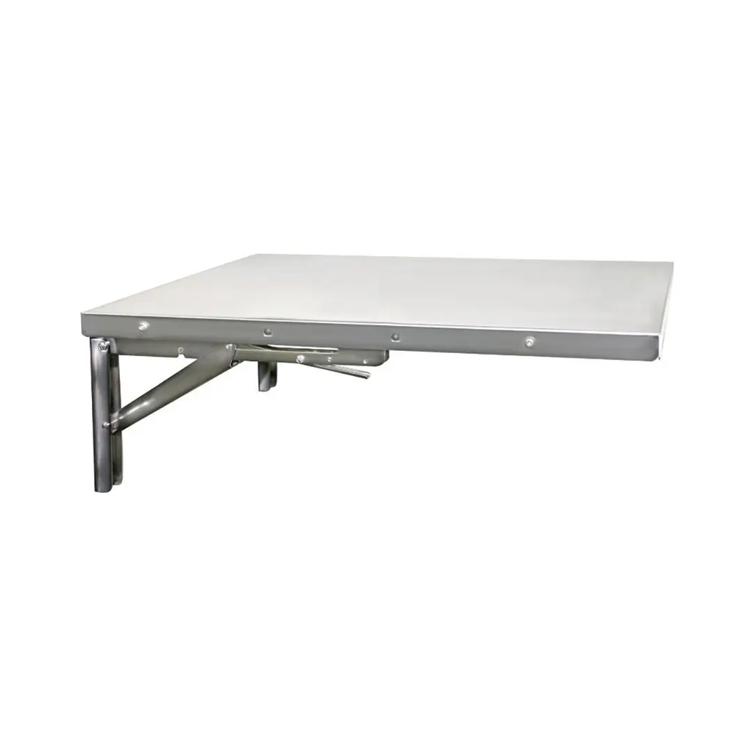Cadco FUS-1R Right Flip-Up Outer Shelf, 22" W x 25-3/4" D, Stainless Steel for 3-Bay & 4-Bay Carts