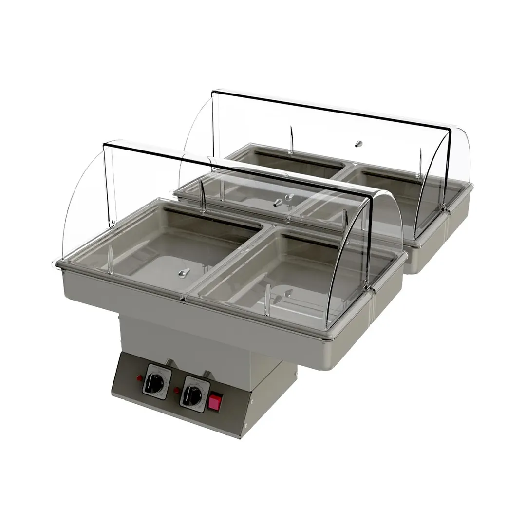 Cadco GG-HT2 2-Bay Heat Package, Electronic Controls - 600W / 120V (for Cbc-Gg-B2 Carts)