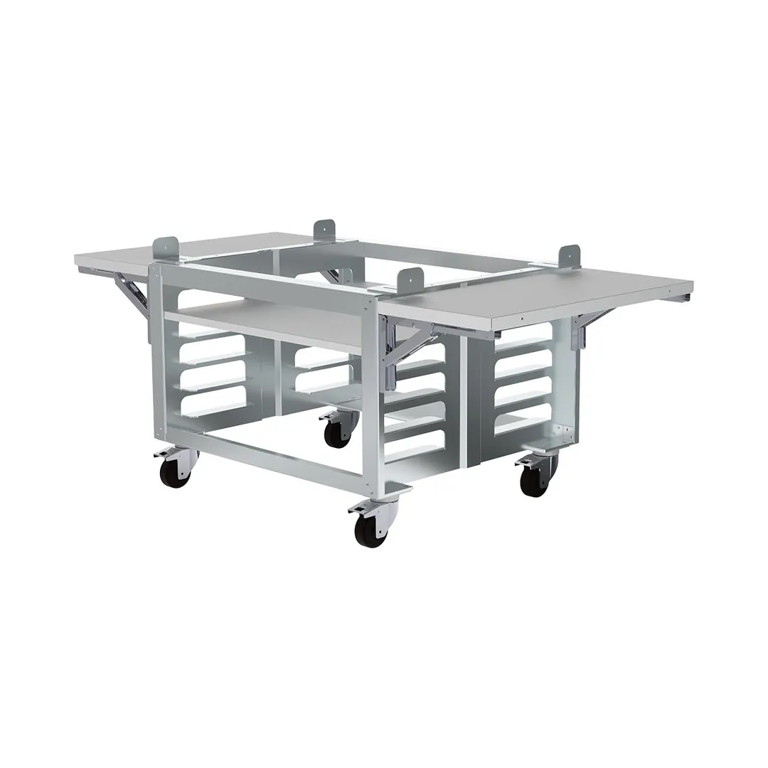 Cadco OST-195-CS-FUS Mobile Full Size Oven Stand, Heavy Duty - 5 Pan Capacity