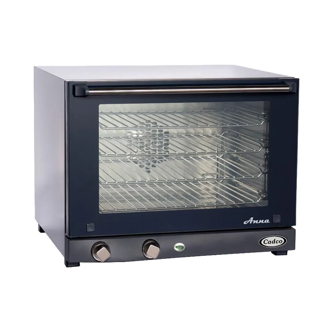 Cadco OV-023 Half Size Medium Duty Electric Convection Oven, 4 Shelves, Manual Controls, 208/240V