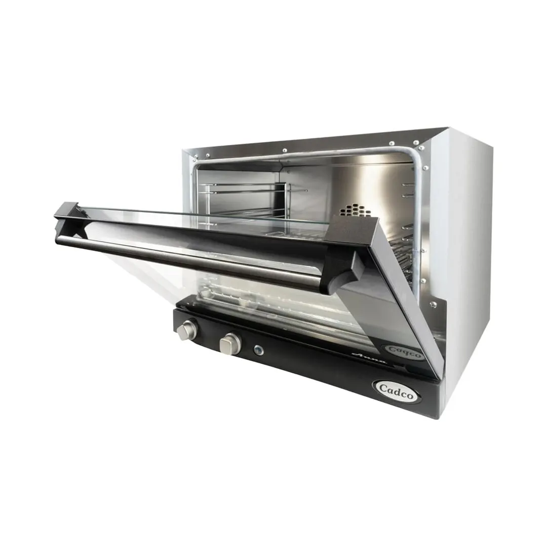 Cadco OV-023 Half Size Medium Duty Electric Convection Oven, 4 Shelves, Manual Controls, 208/240V