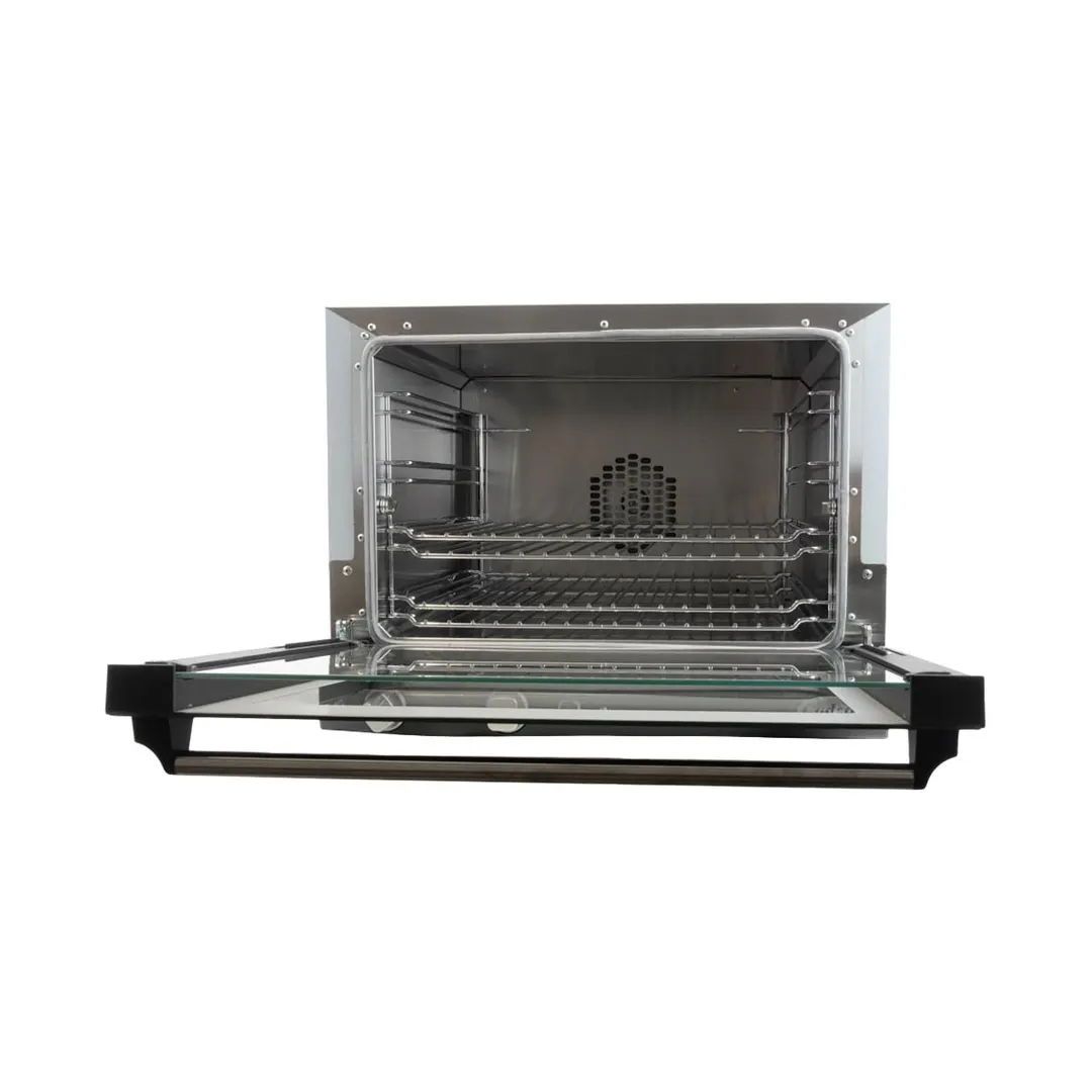 Cadco OV-023 Half Size Medium Duty Electric Convection Oven, 4 Shelves, Manual Controls, 208/240V