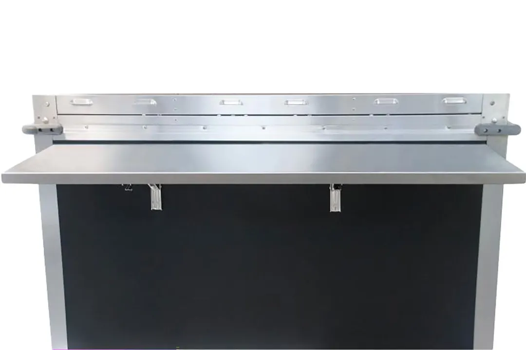 Cadco TS-3 Tray Slide for 3-Bay (CBC-HHH) Food Carts,, Drop Down Design, Solid