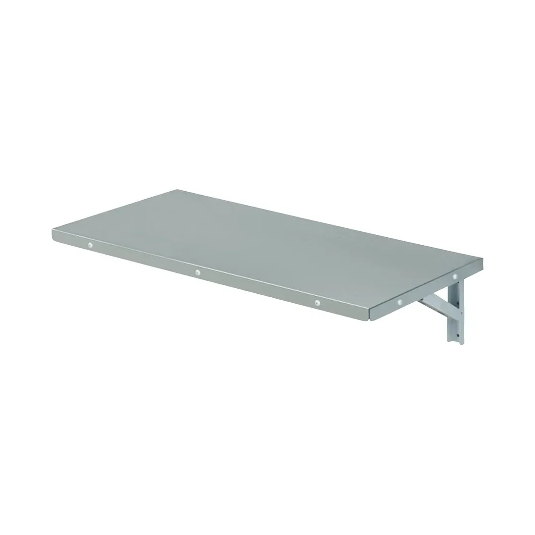 Cadco TS-GG4 Tray Slide for CBC-GG-4/ B4 Carts, Stainless. 53.5"W x 14"D. Flips up & Locks for Use