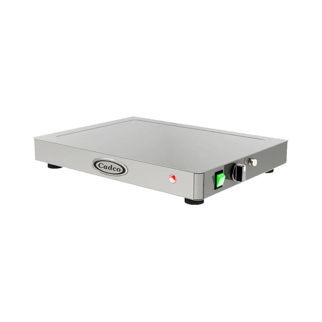 Cadco WT-5-HD Heavy Duty Small Countertop Warming Shelf, 15 1/2" x 11" Stainless Warming Surface